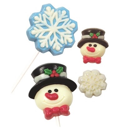 Forma na čokoládu Winter Snow pralinky